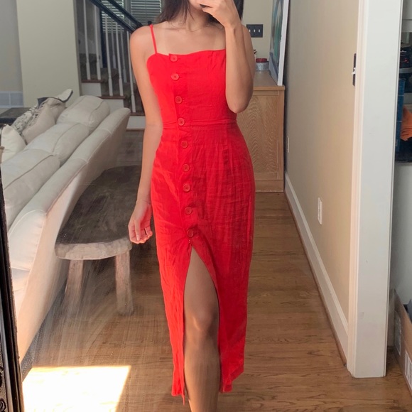 Urban Outfitters Dresses & Skirts - Urban Outfitters Poppy Red Midi Dress